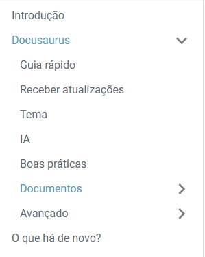 Hierarquia de páginas